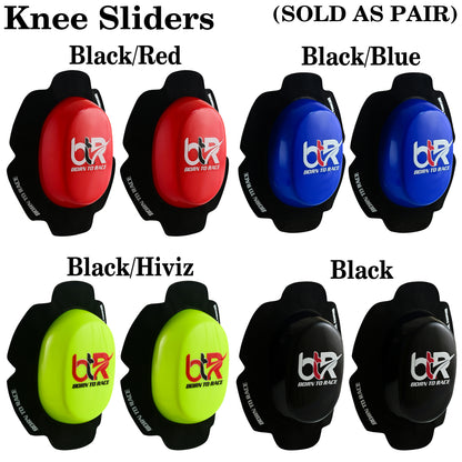 Road Racing Motorcycle Knee Sliders – Durable PU High-Grip Track Pucks for Racing Leathers