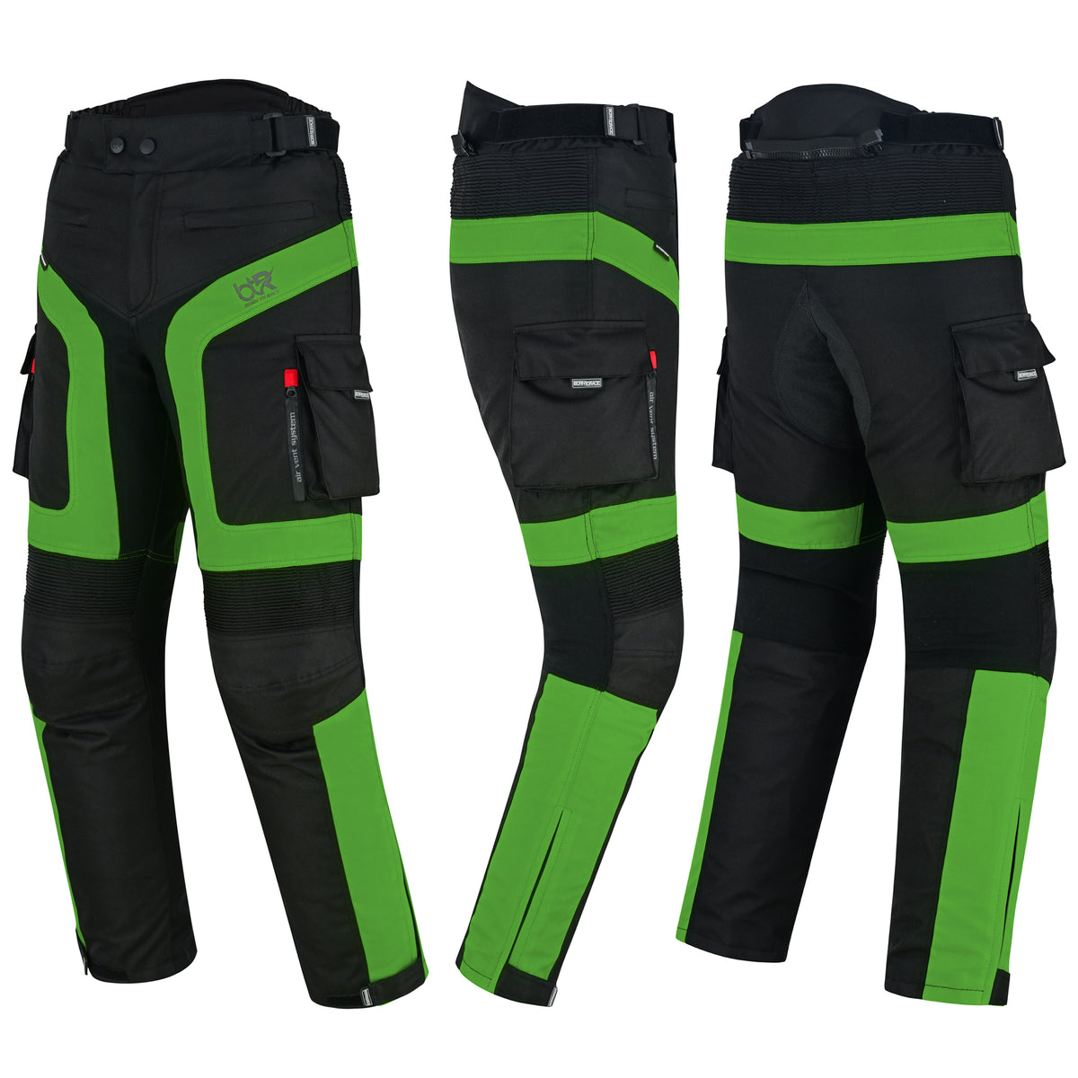 TourPro Men's Waterproof Motorcycle Riding Pants - CE Armor - Thermal Lining - Cordura Textile