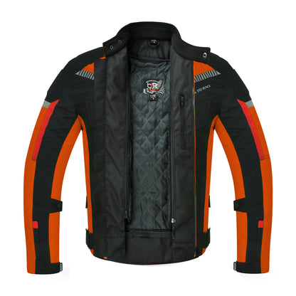 Men's Waterproof Cordura Motorcycle Jacket EVA - Touring & Riding