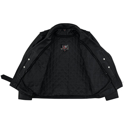 Men’s Cowhide Leather Motorcycle Jacket