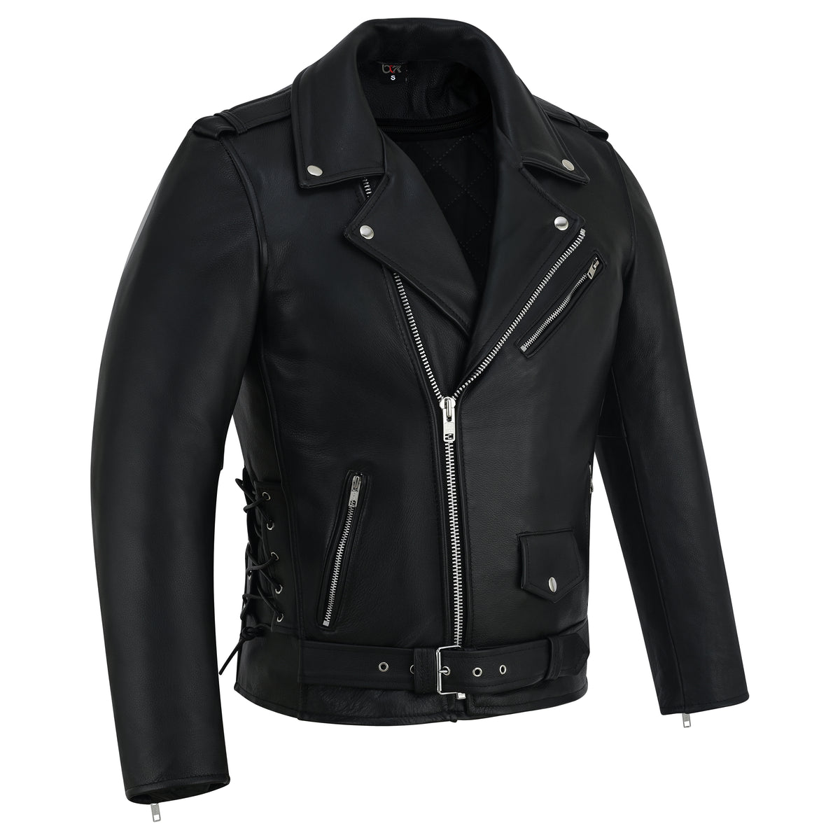 Rebel Brando - Men's Leather Motorcycle Jacket