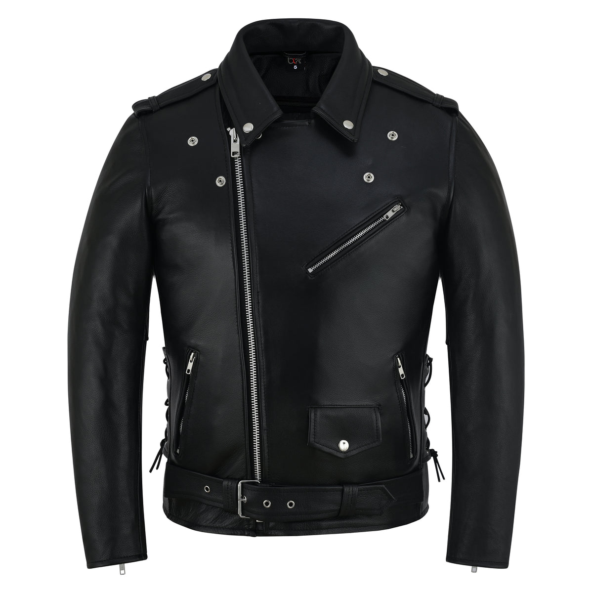 Rebel Brando - Men's Leather Motorcycle Jacket