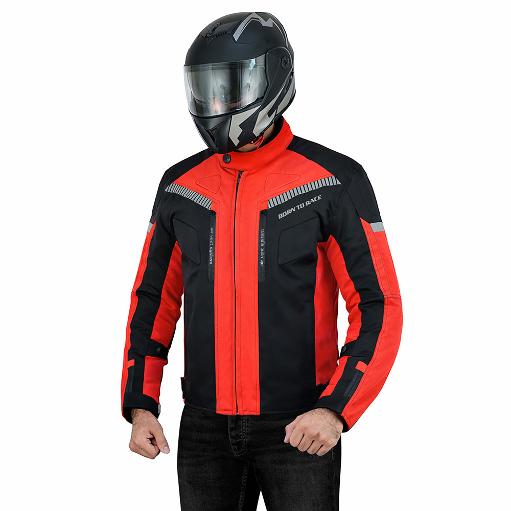 Men's Waterproof Cordura Motorcycle Jacket EVA - Touring & Riding