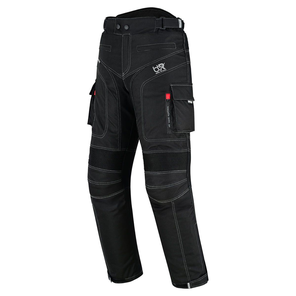 TourPro Men's Waterproof Motorcycle Riding Pants - CE Armor - Thermal Lining - Cordura Textile