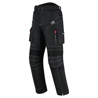 TourPro Men's Waterproof Motorcycle Riding Pants - CE Armor - Thermal Lining - Cordura Textile