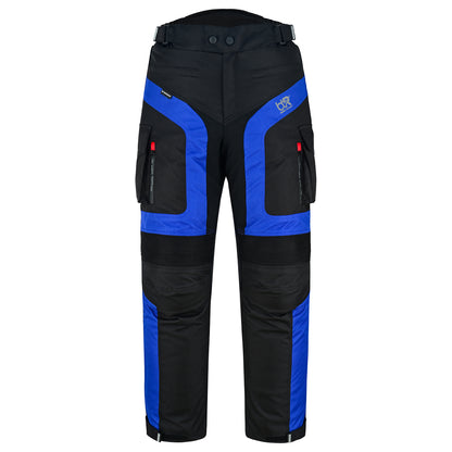 TourPro Men's Waterproof Motorcycle Riding Pants - CE Armor - Thermal Lining - Cordura Textile