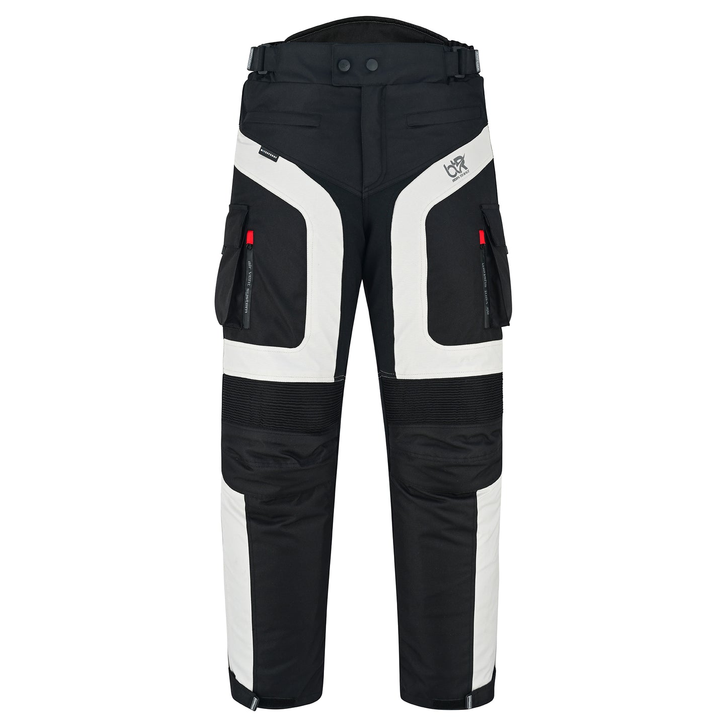 TourPro Men's Waterproof Motorcycle Riding Pants - CE Armor - Thermal Lining - Cordura Textile