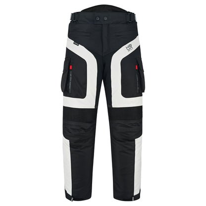 TourPro Men's Waterproof Motorcycle Riding Pants - CE Armor - Thermal Lining - Cordura Textile