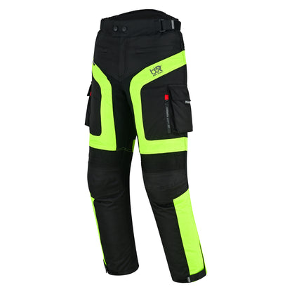 TourPro Men's Waterproof Motorcycle Riding Pants - CE Armor - Thermal Lining - Cordura Textile