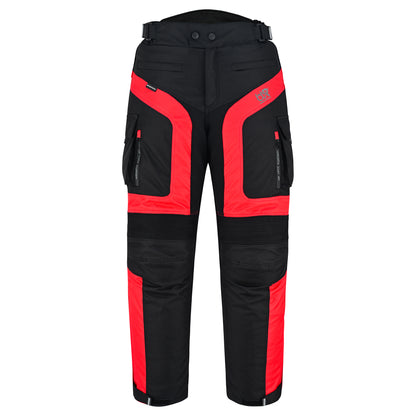 TourPro Men's Waterproof Motorcycle Riding Pants - CE Armor - Thermal Lining - Cordura Textile