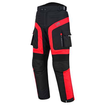 TourPro Men's Waterproof Motorcycle Riding Pants - CE Armor - Thermal Lining - Cordura Textile