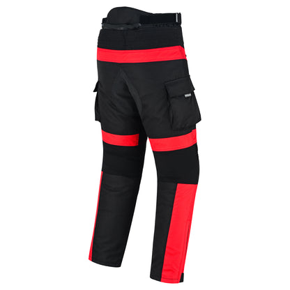 TourPro Men's Waterproof Motorcycle Riding Pants - CE Armor - Thermal Lining - Cordura Textile
