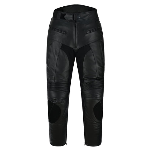 Men's Cowhide Motorcycle Armor Pants