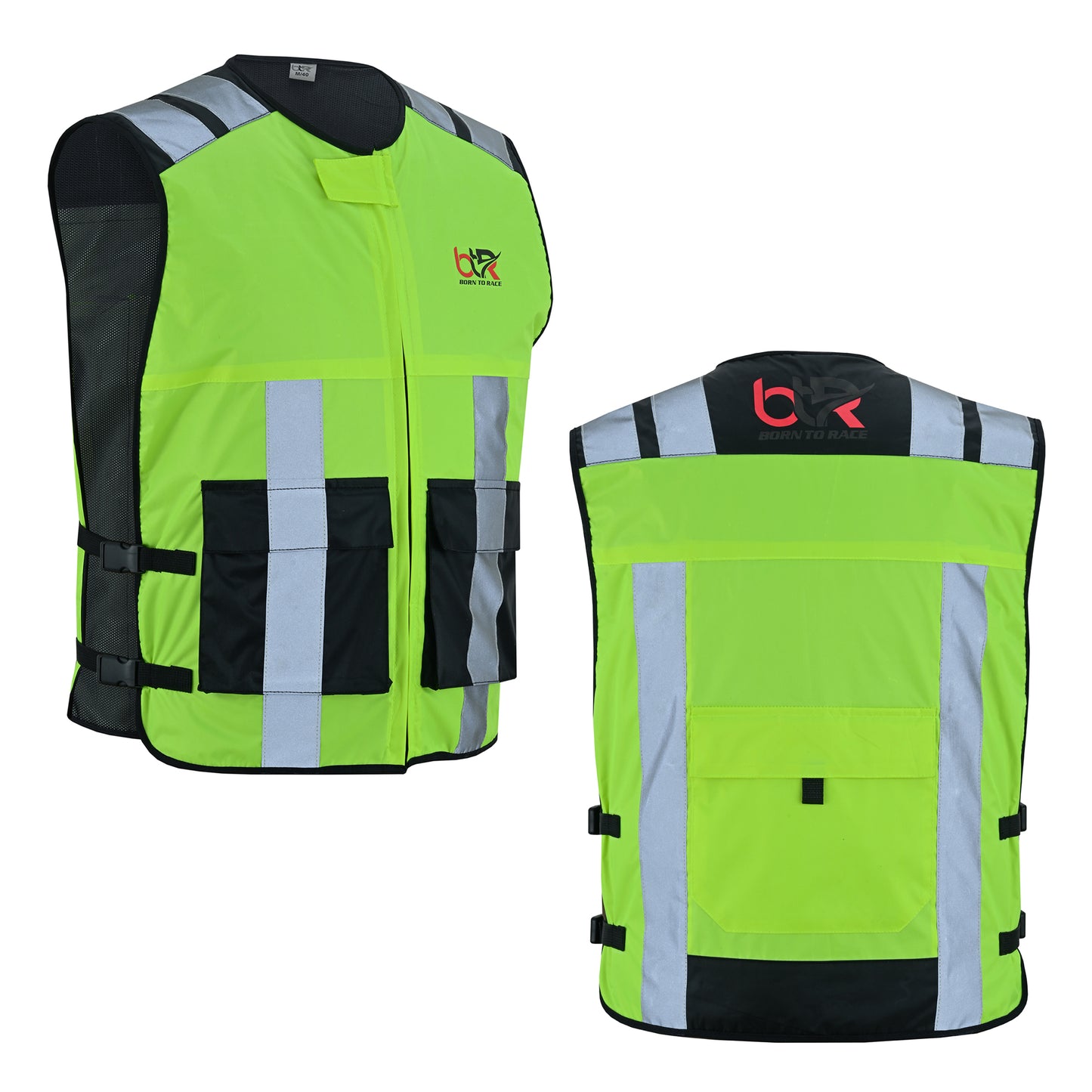 High Visibility Safety Sleeveless Vest For Men & Women