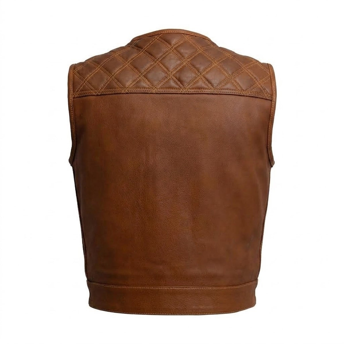 Asphalt - Men's Club Style Leather Motorcycle Vest