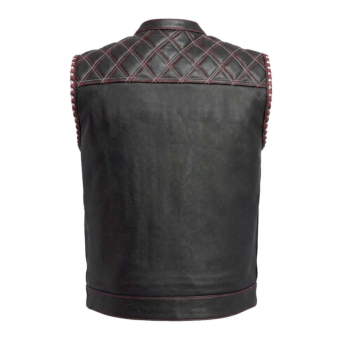 Crossfire - Men's Club Style Leather Motorcycle Vest