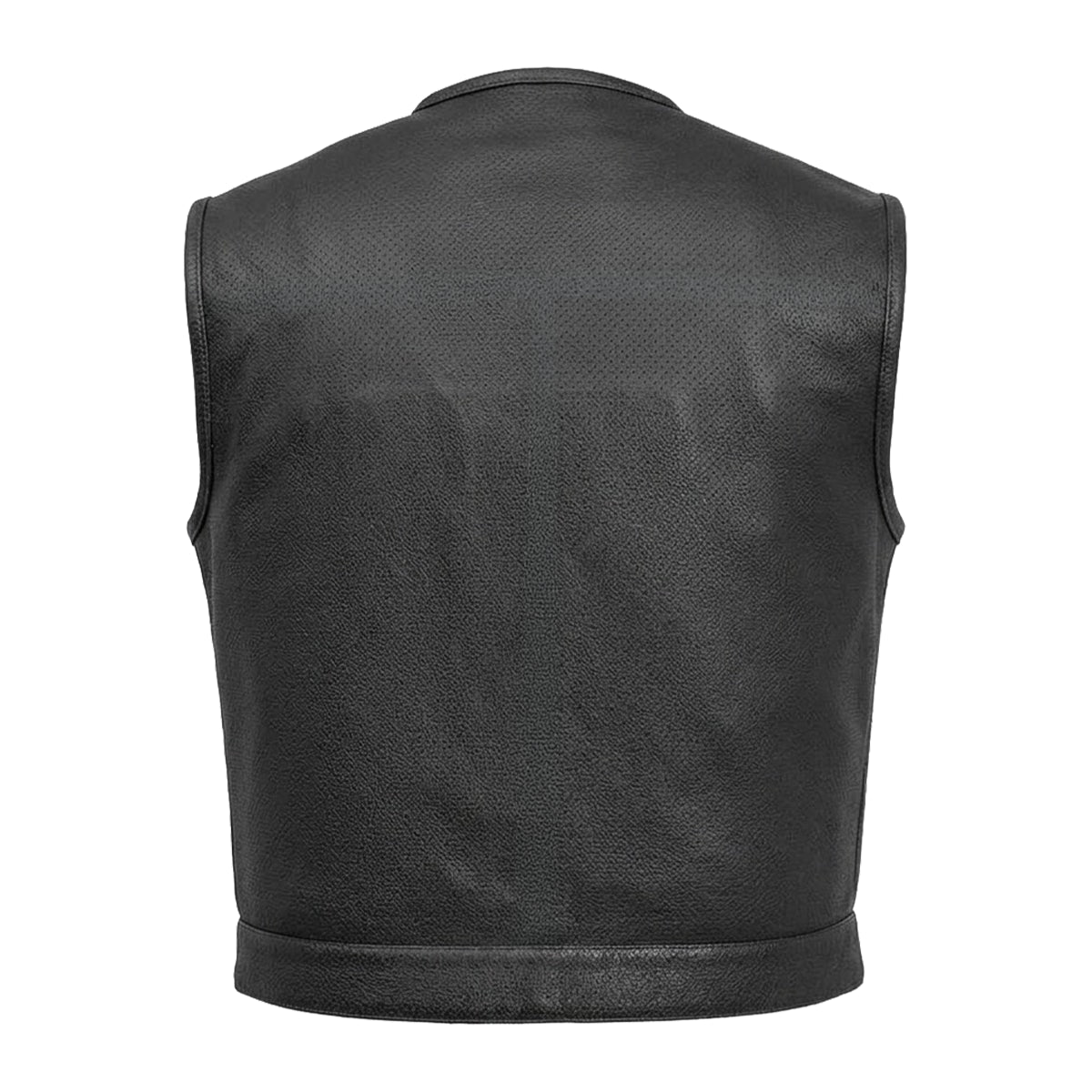 Ridewall - Men's Club Style Leather Motorcycle Vest