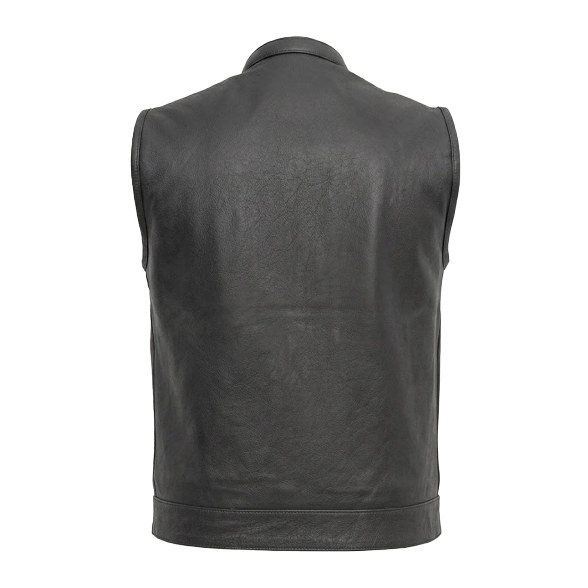 Frontier - Men's Club Style Leather Motorcycle Vest