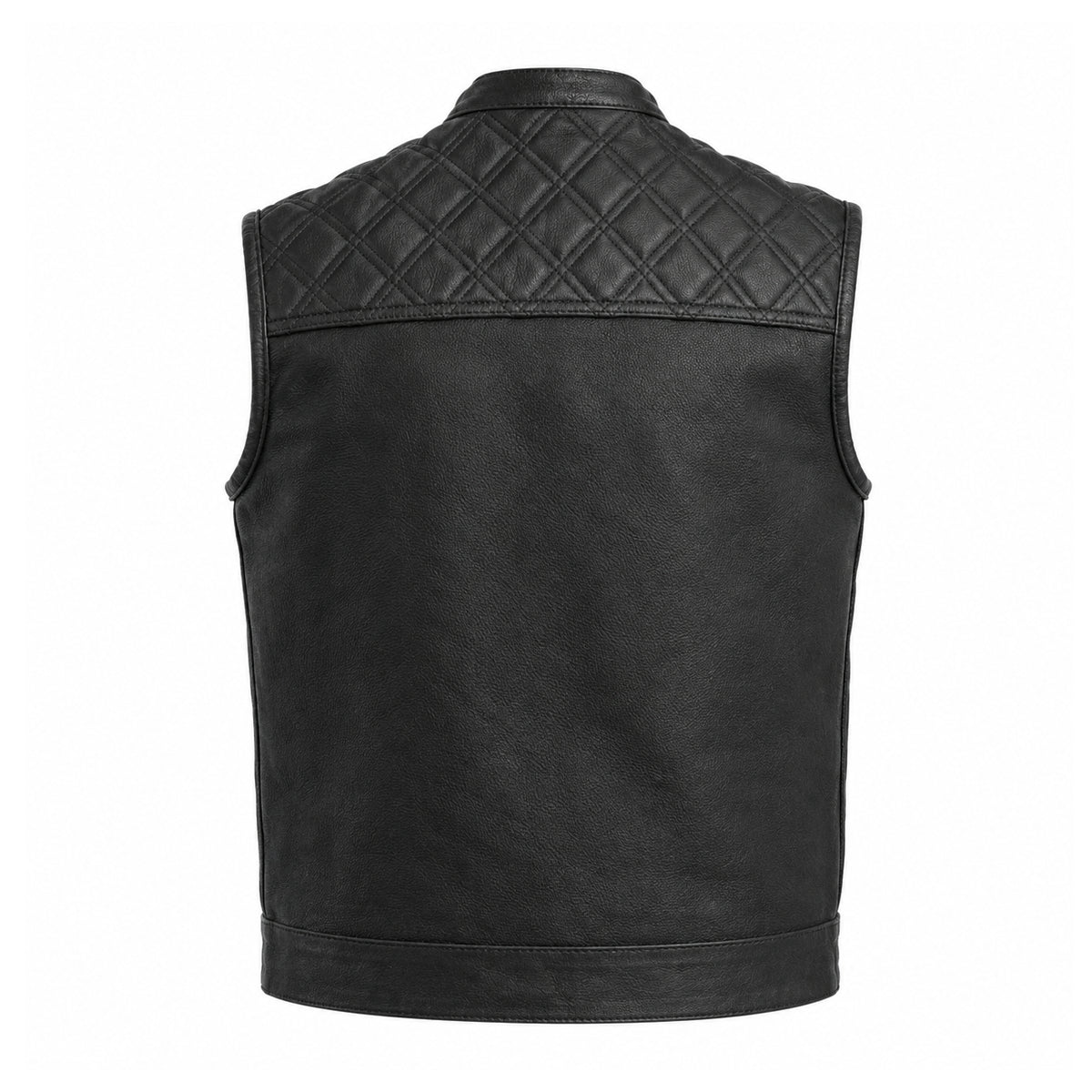 Bikerock - Men's Club Style Leather Motorcycle Vest