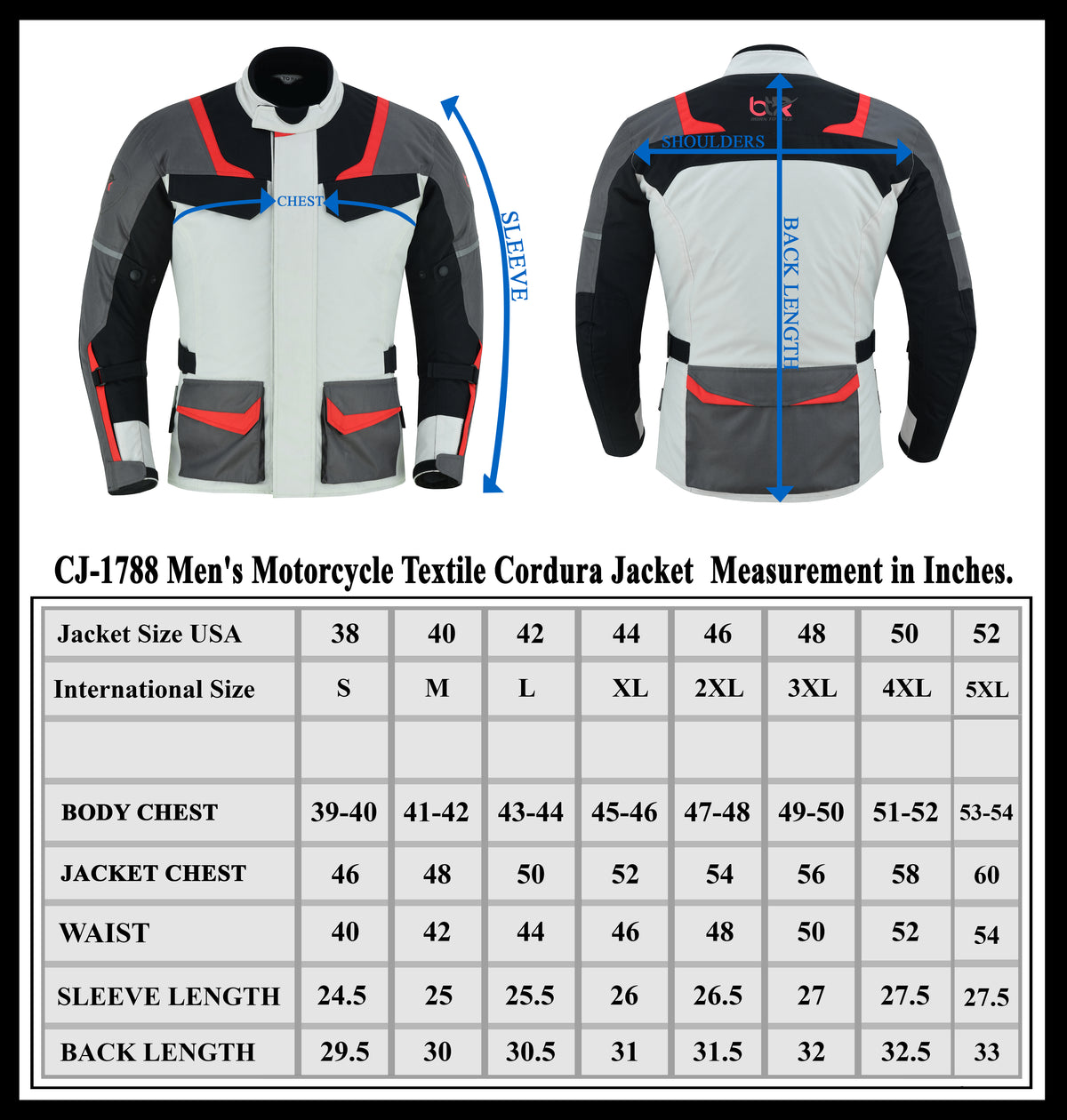Cordura Motorcycle Jacket | Waterproof CE Armored Textile Riding Jacket