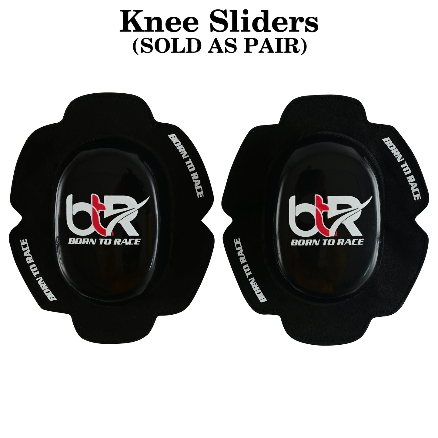Road Racing Motorcycle Knee Sliders – Durable PU High-Grip Track Pucks for Racing Leathers
