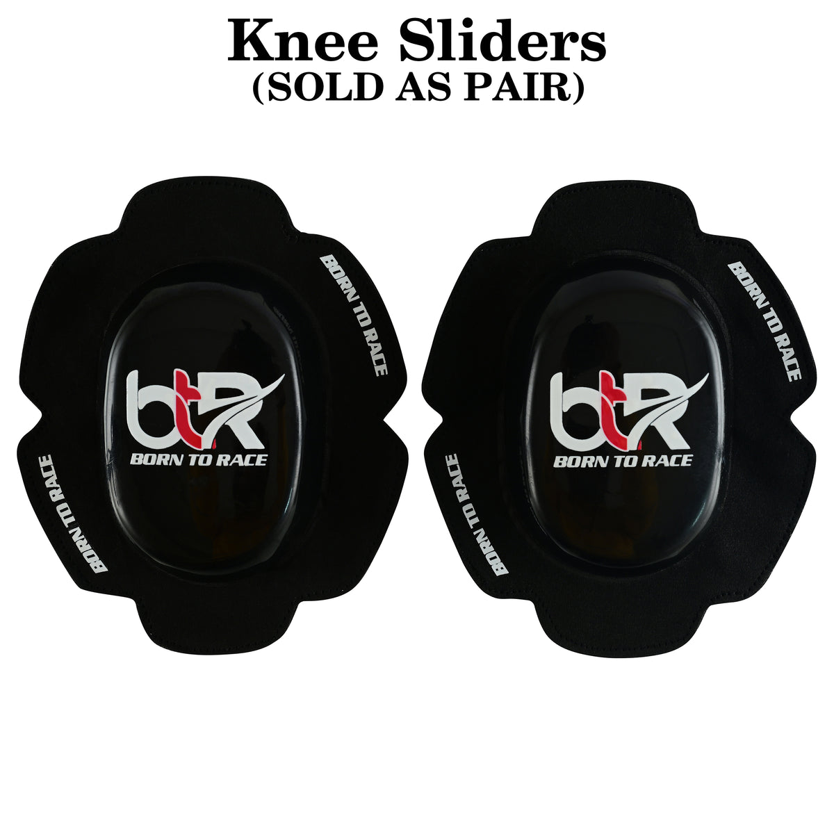 Road Racing Motorcycle Knee Sliders – Durable PU High-Grip Track Pucks for Racing Leathers