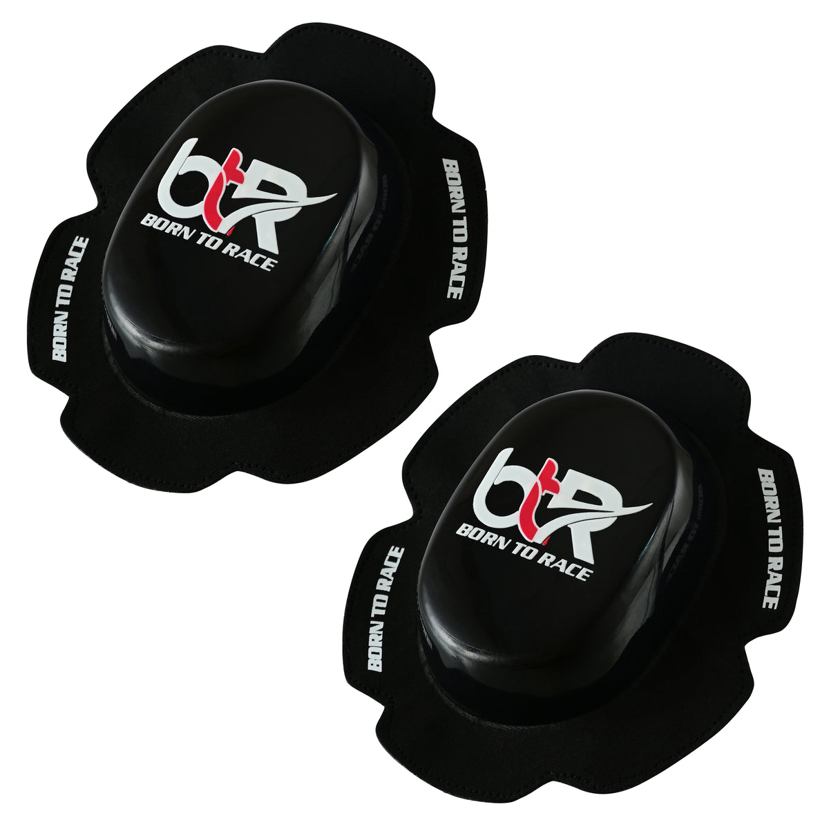 Road Racing Motorcycle Knee Sliders – Durable PU High-Grip Track Pucks for Racing Leathers