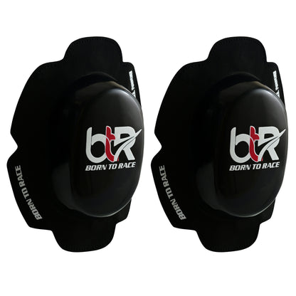 Road Racing Motorcycle Knee Sliders – Durable PU High-Grip Track Pucks for Racing Leathers