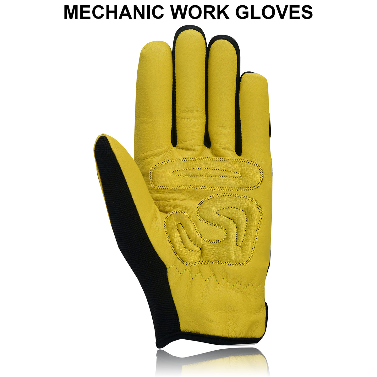 Safety Work Gloves Leather Hand Protection Mechanic, Welding, Construction Gloves