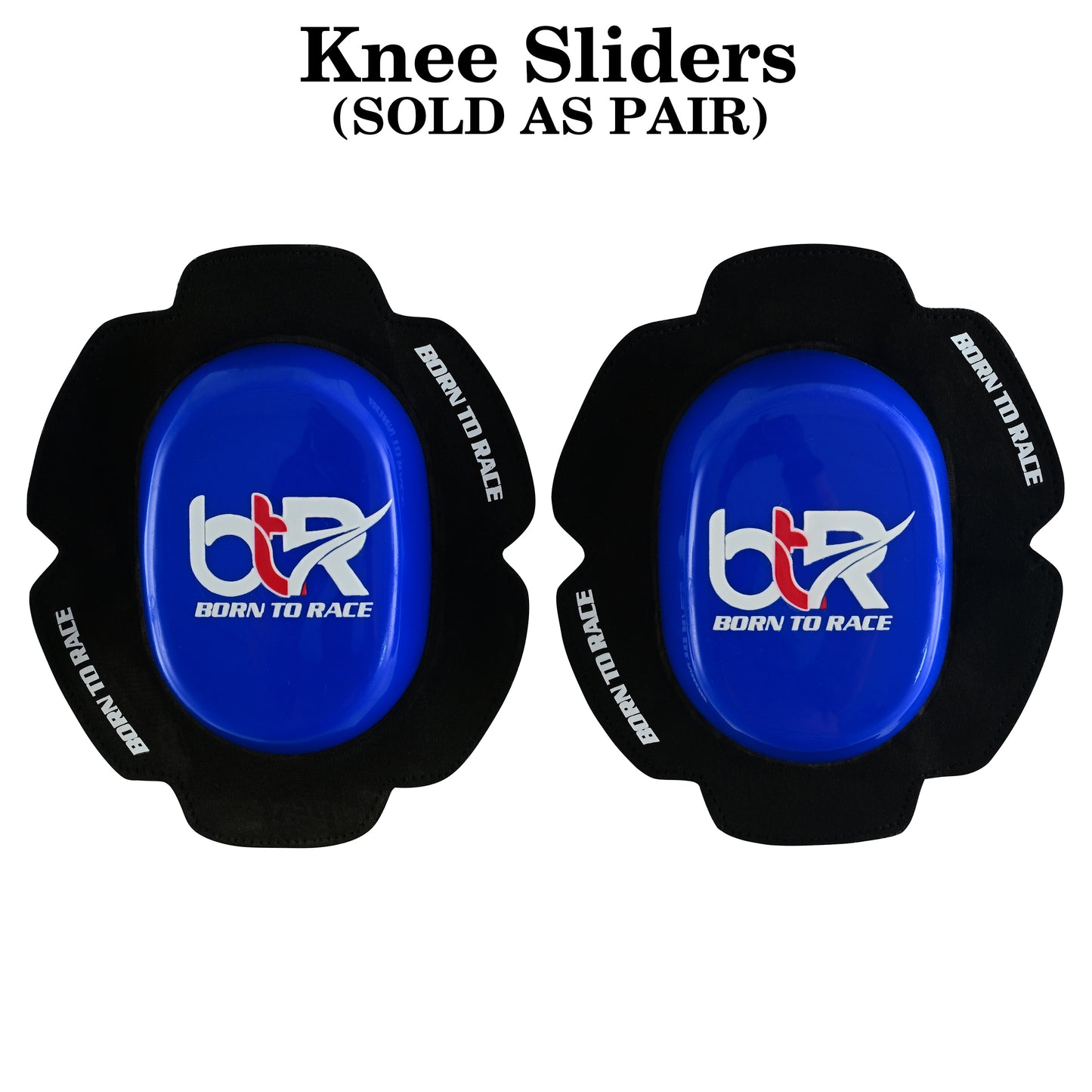 Road Racing Motorcycle Knee Sliders – Durable PU High-Grip Track Pucks for Racing Leathers
