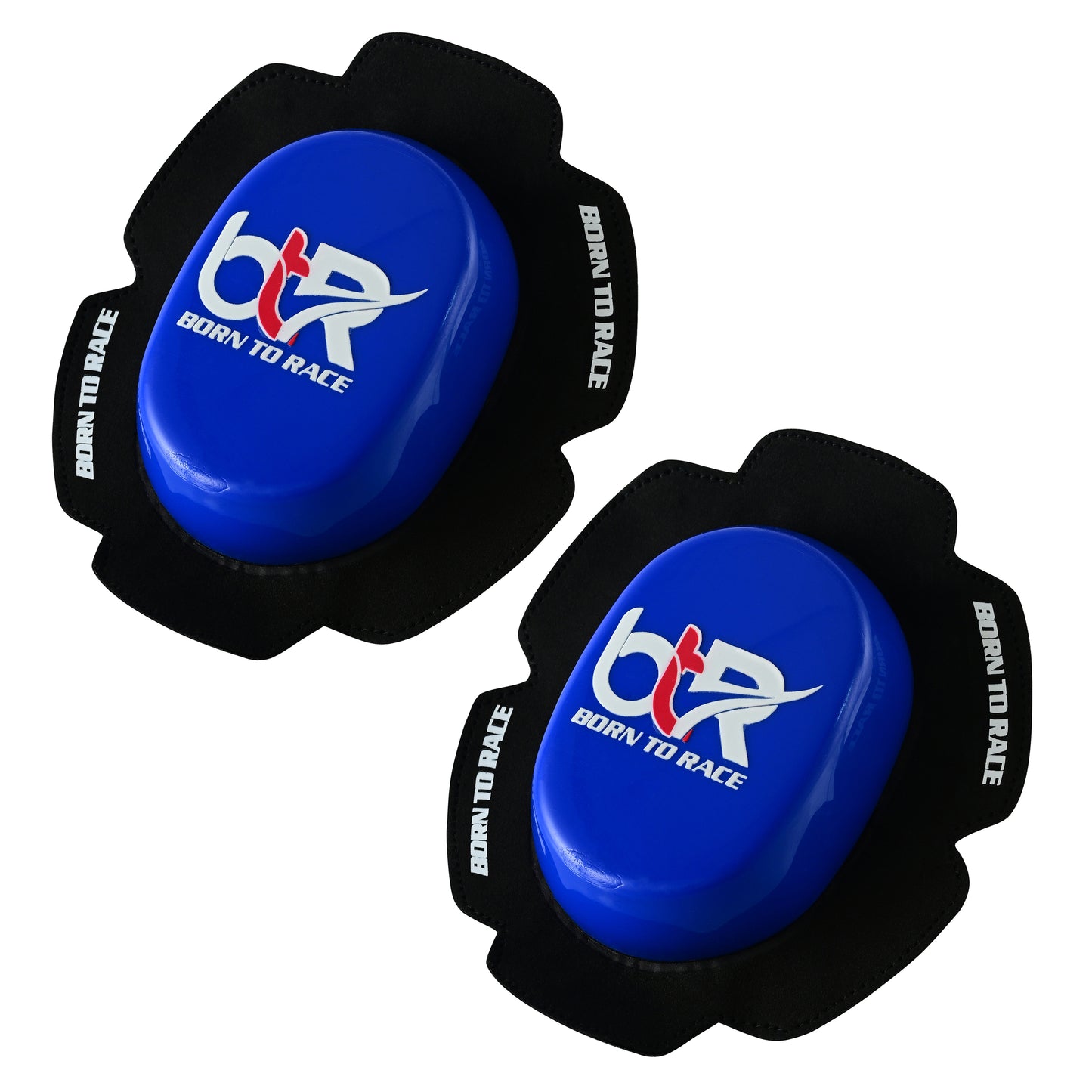 Road Racing Motorcycle Knee Sliders – Durable PU High-Grip Track Pucks for Racing Leathers