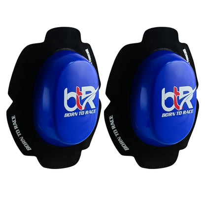 Road Racing Motorcycle Knee Sliders – Durable PU High-Grip Track Pucks for Racing Leathers