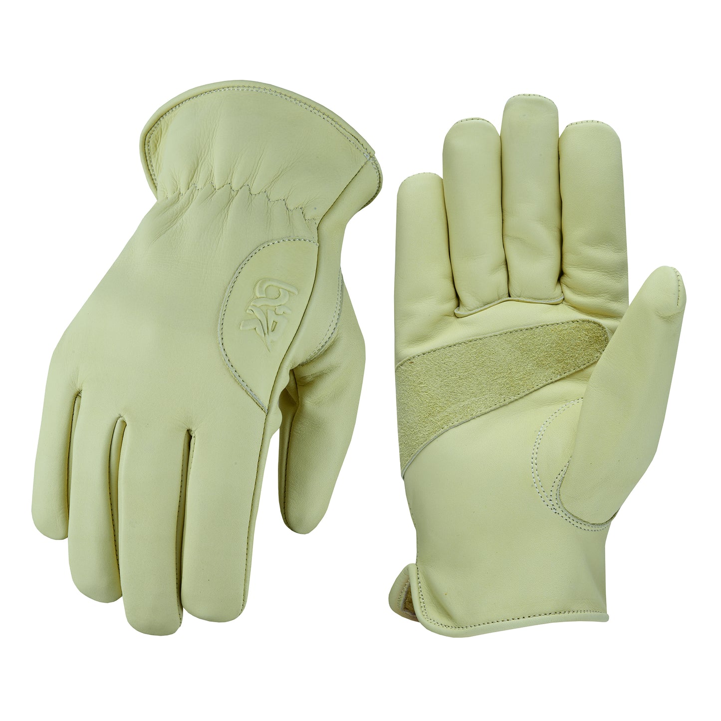 Work Gloves Cowhide Leather Reinforced Construction Hand Tools Driving Gardening Work Safety Gloves