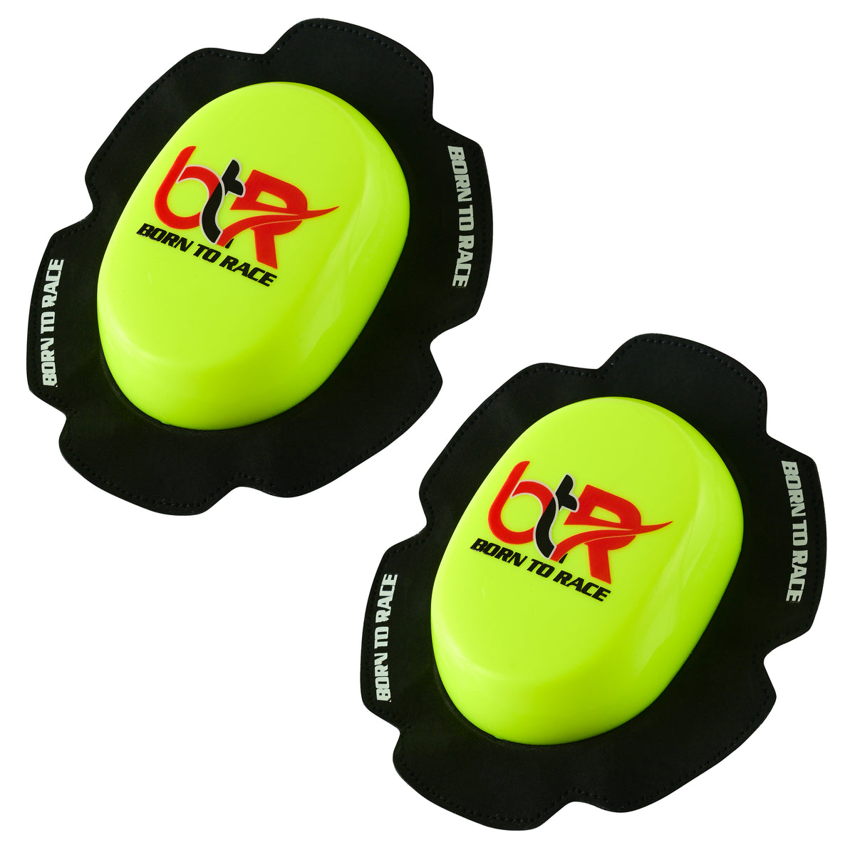 Road Racing Motorcycle Knee Sliders – Durable PU High-Grip Track Pucks for Racing Leathers