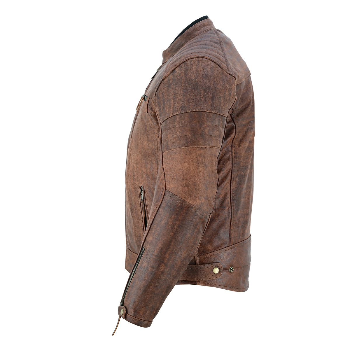 Roadstar - Men’s Leather Motorcycle Jacket