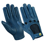 Men Leather Driving Full Finger Gloves
