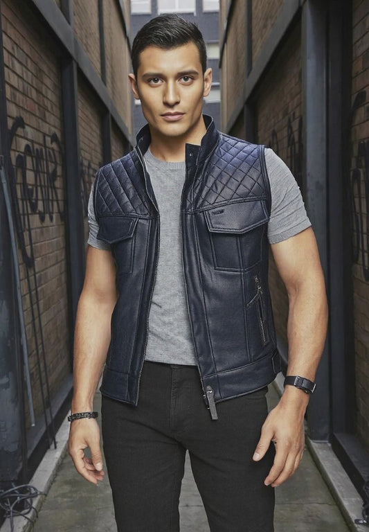 Motorcycle Club Leather Vest