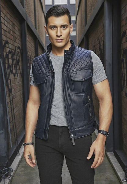Motorcycle Club Leather Vest