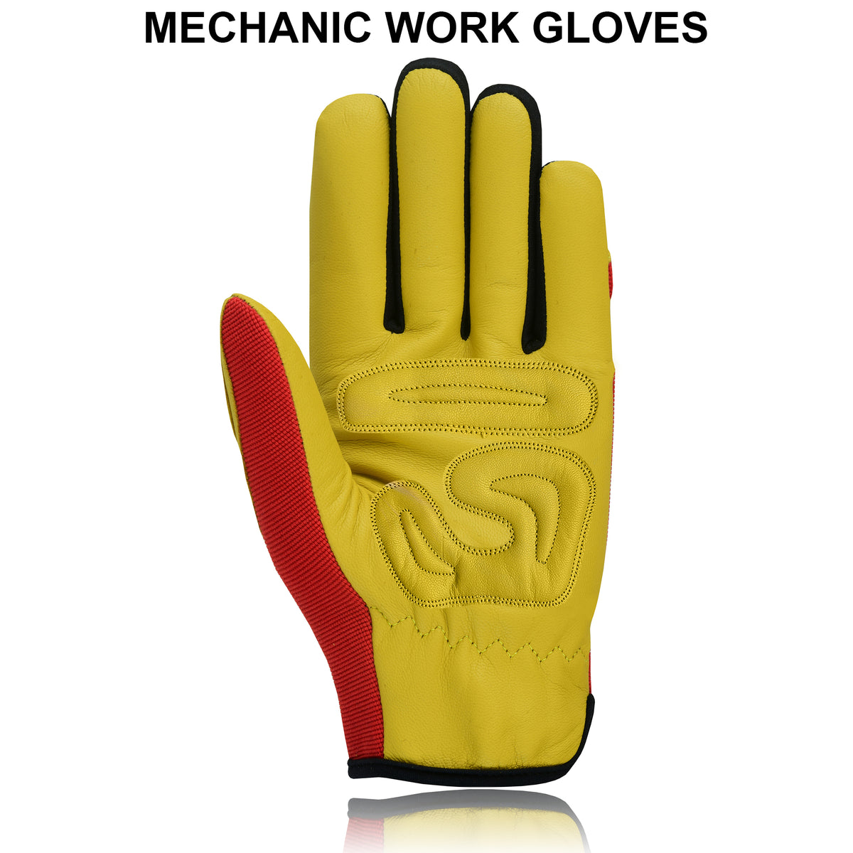 Safety Work Gloves Leather Hand Protection Mechanic, Welding, Construction Gloves