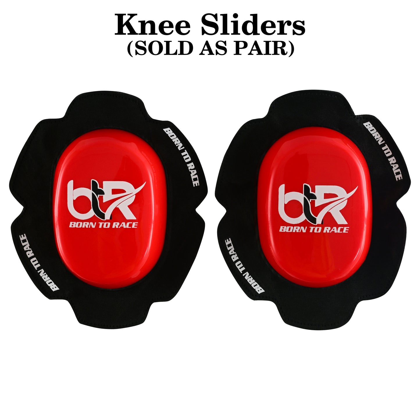 Road Racing Motorcycle Knee Sliders – Durable PU High-Grip Track Pucks for Racing Leathers