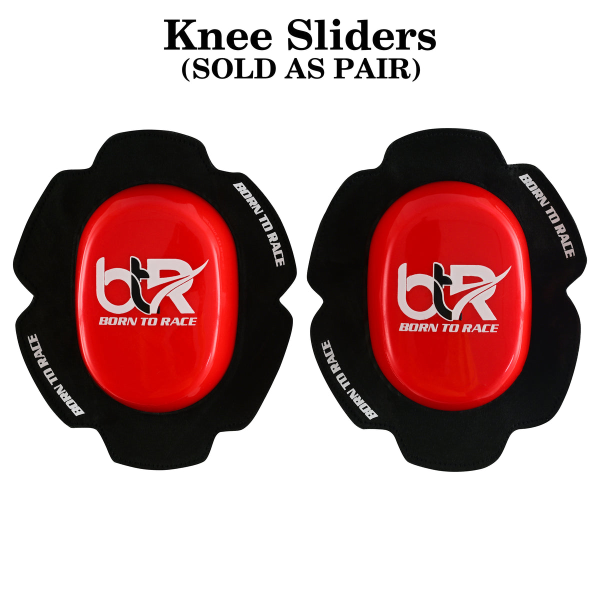 Road Racing Motorcycle Knee Sliders – Durable PU High-Grip Track Pucks for Racing Leathers