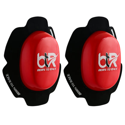 Road Racing Motorcycle Knee Sliders – Durable PU High-Grip Track Pucks for Racing Leathers