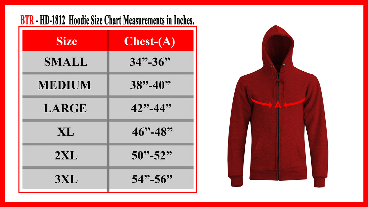 Men's Winter Zipper Fleece Hoodies