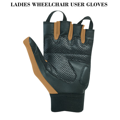 Women Wheelchair User Mobility Disability Gloves