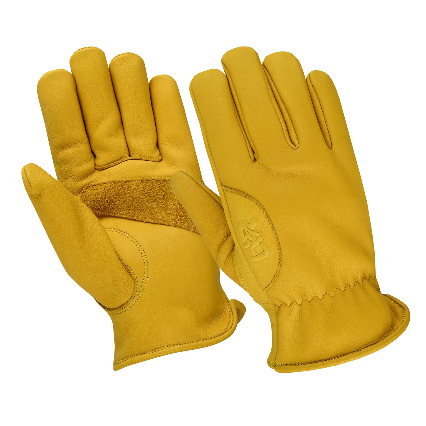 Work Gloves Cowhide Leather Reinforced Construction Hand Tools Driving Gardening Work Safety Gloves
